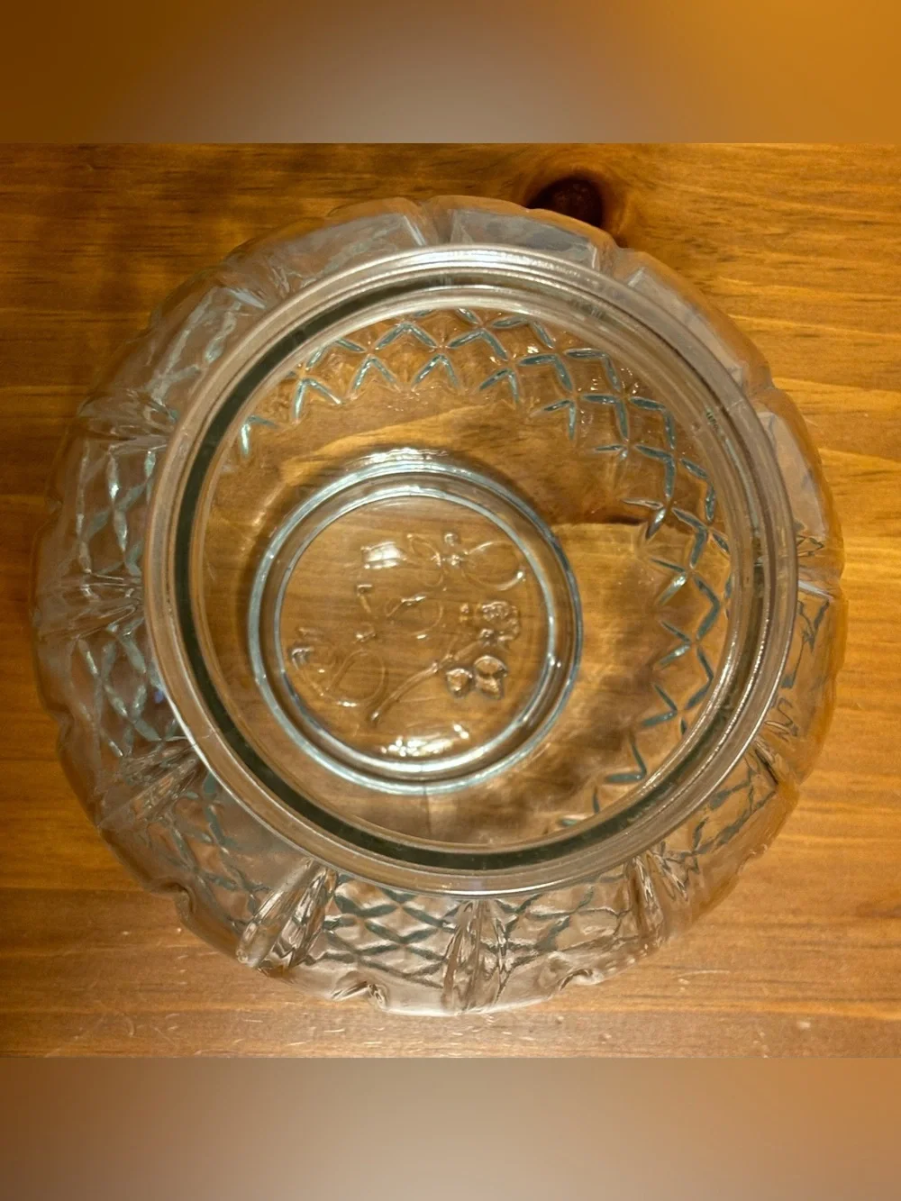 Home Interiors Round Glass Vase